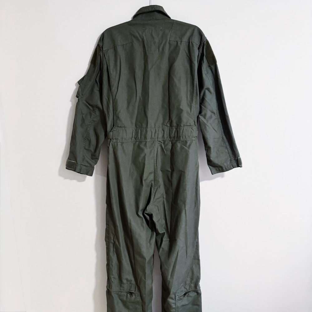 Dark Green Military Coveralls - Picture 5 of 9